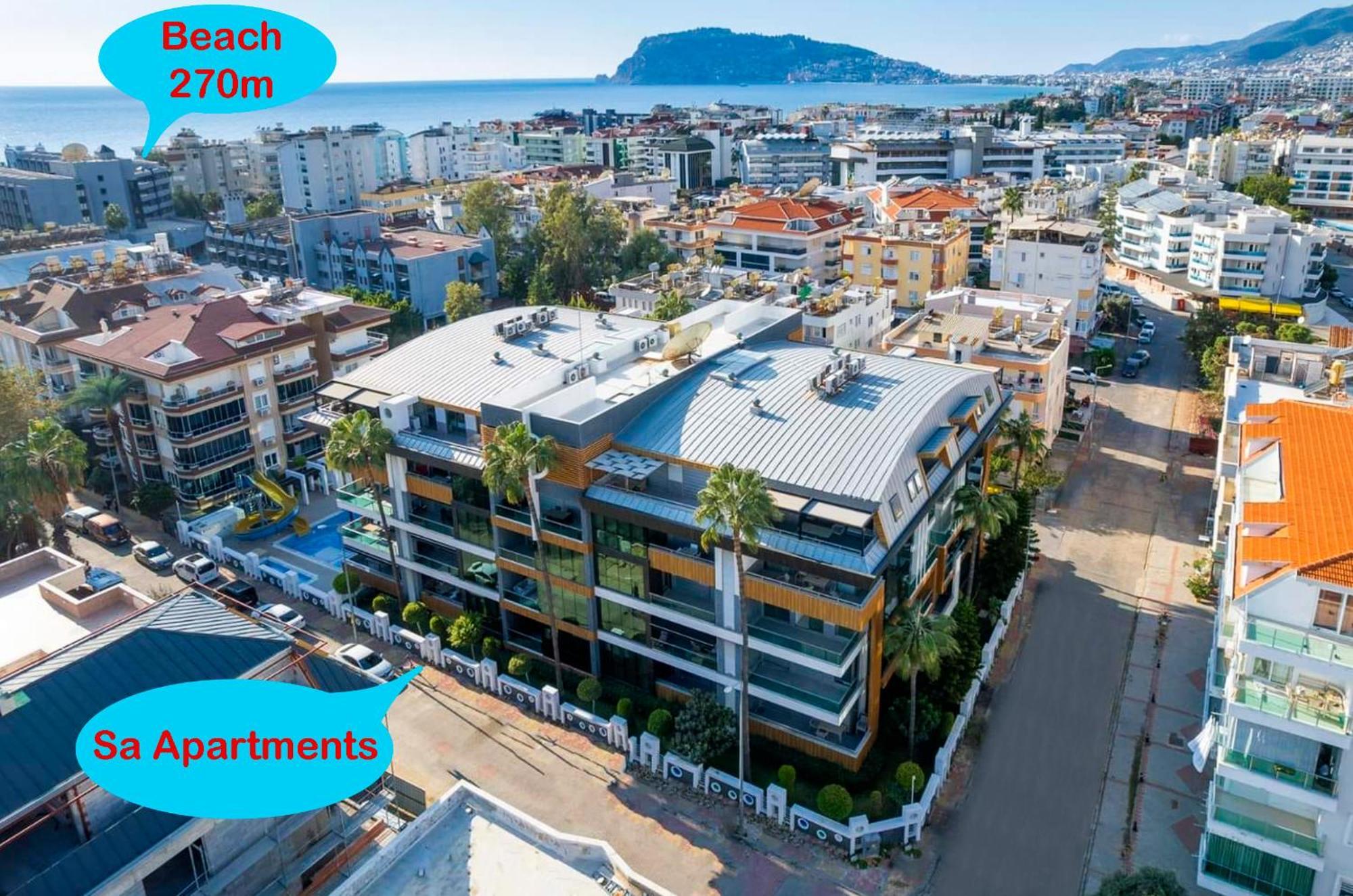 Leilighet Sa Apartments! Sea And Mountain View 2Bd Duplex Alanya