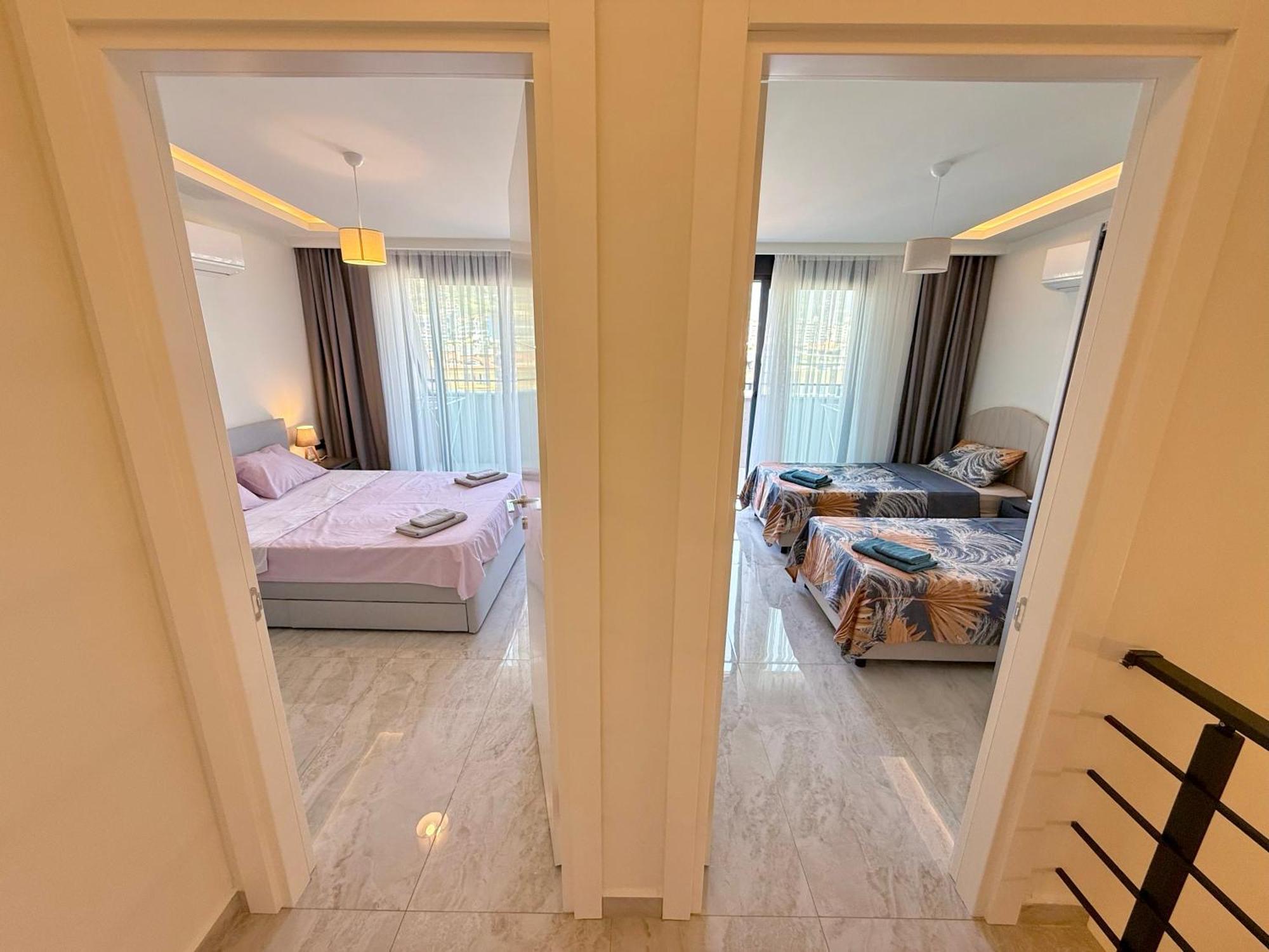 Sa Apartments! Sea And Mountain View 2bd Duplex Apartment Alanya